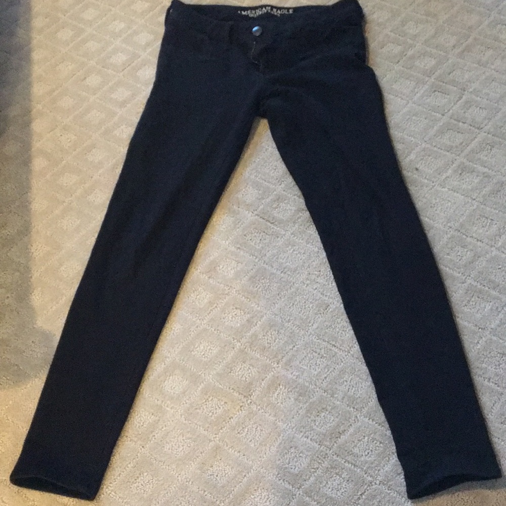 American Eagle super stretch black jegging